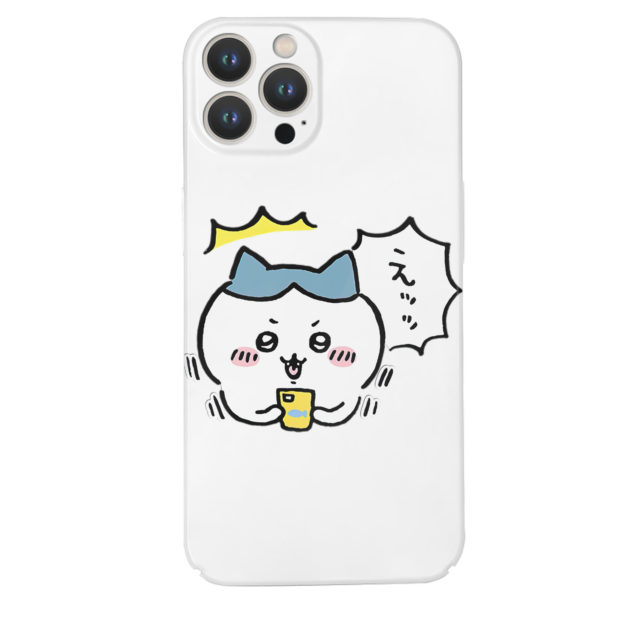 （画像用） ちいかわ ハチワレ Chii-kawa hachiware 【iPhone 14シリーズ対応】ハードケース
